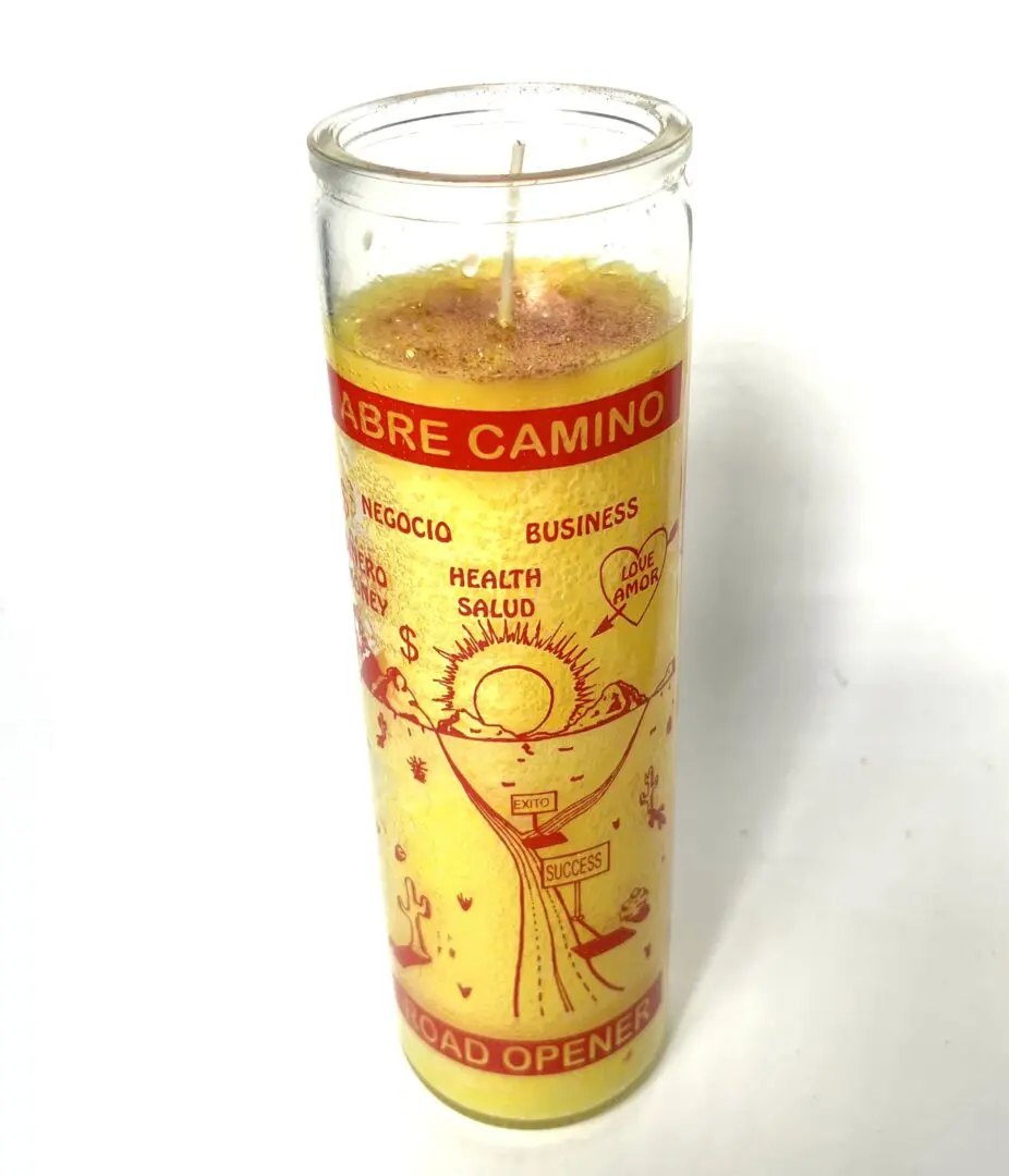 A candle that is sitting on the table. A candle that is sitting on the table.