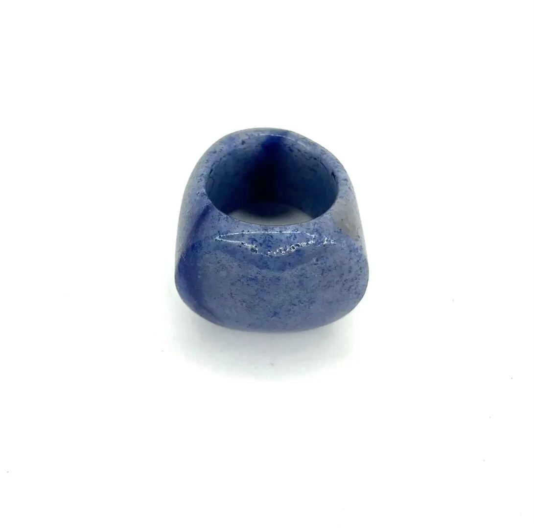 Small blue ceramic cup with a rounded shape. Small blue ceramic cup with a rounded shape.