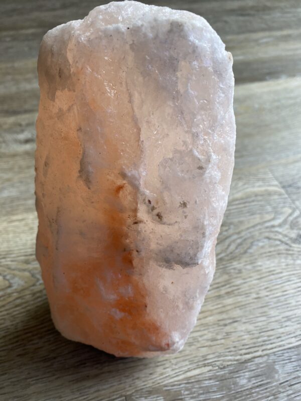 Large pink Himalayan salt rock.