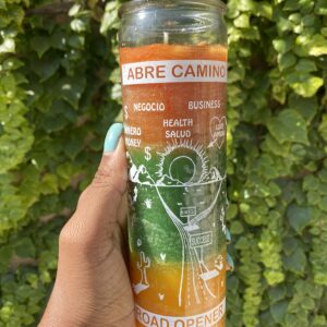 Abre Camino road opener candle.