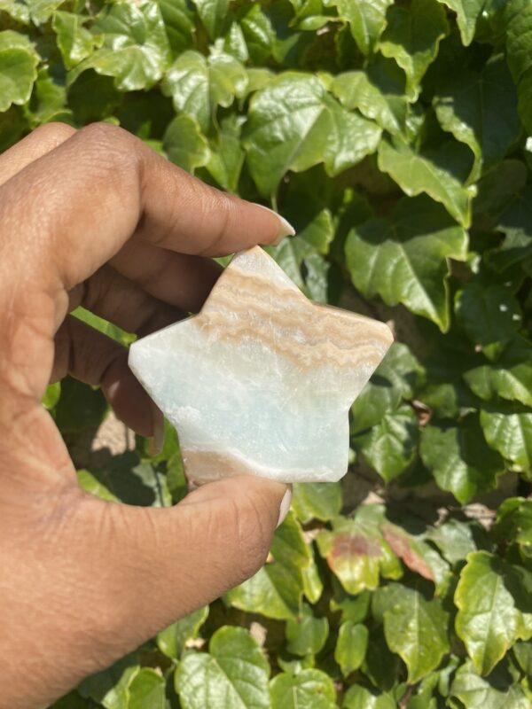 A person holding a piece of glass in their hand.