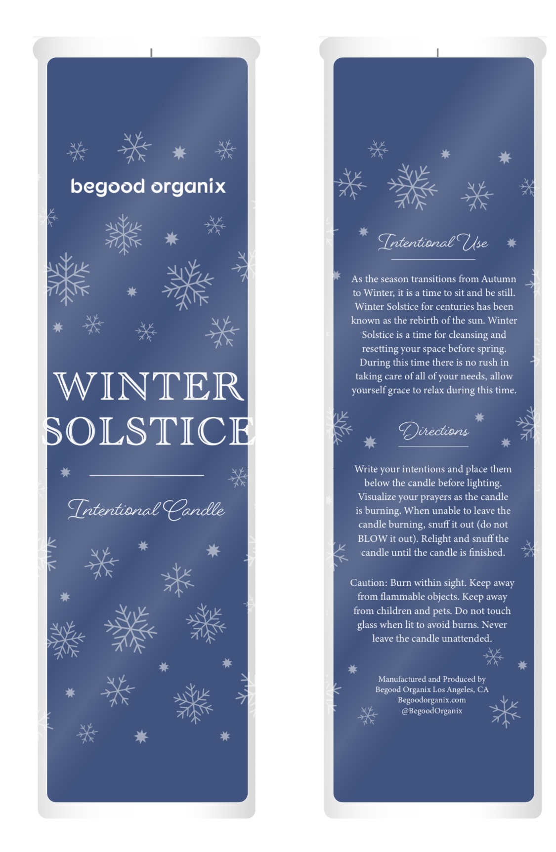 A close up of two bookmarks with the words winter solstice